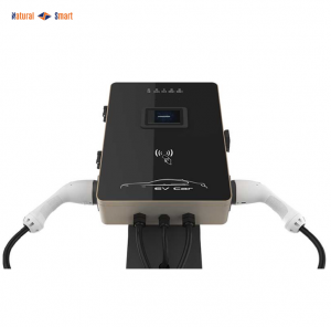 AC 44kW Wall EV Charger Station with Dual Gun